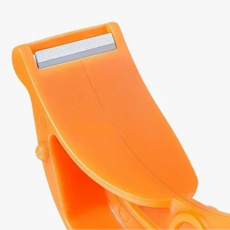 Carvallo Fingeravskärare | Rostfritt stålblad | Ergonomisk & Kompakt | För Frukt & Grönsaker Carvallo