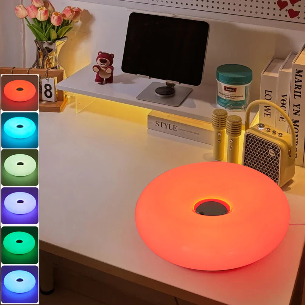 USB Bordslampa med Touch Control och RGB Färgväxling – Dimbar Säng- eller Skrivbordslampa för Sovrum och Vardagsrum Carvallo