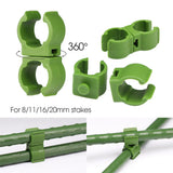 Carvallo Connect | 15-pack krysskopplingar för växtstöd | För .8–2.0 cm stänger | Justerbara klämmor för spaljéer & växtstöd Carvallo