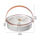 PicnicPal - hållbar indelad bricka för enkel presentation av snacks Carvallo