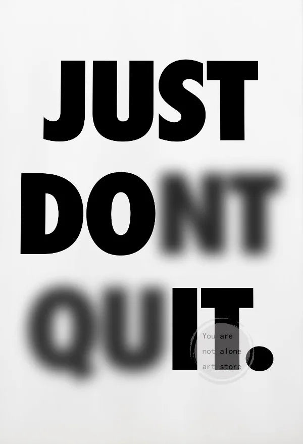 Disciplin & Motivation – Minimalistisk Citatposter på Canvas Hemnix
