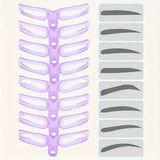 LuxRoyale 8 I 1 Perfekt Ögonbrynsmall för Enkel Formgivning Carvallo