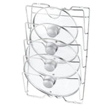 Carvallo WallLidMax | 5 nivåer | Rostfri & Platsbesparande | Vägghylla i metall Carvallo