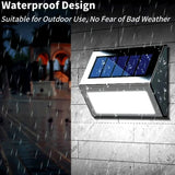 Carvallo Solar Steplight Rostfritt Stål | 3 LEDs | IP45 Vattentät | Miljövänlig & Korrosionsbeständig | För Trädgård, Staket & Vägg Carvallo