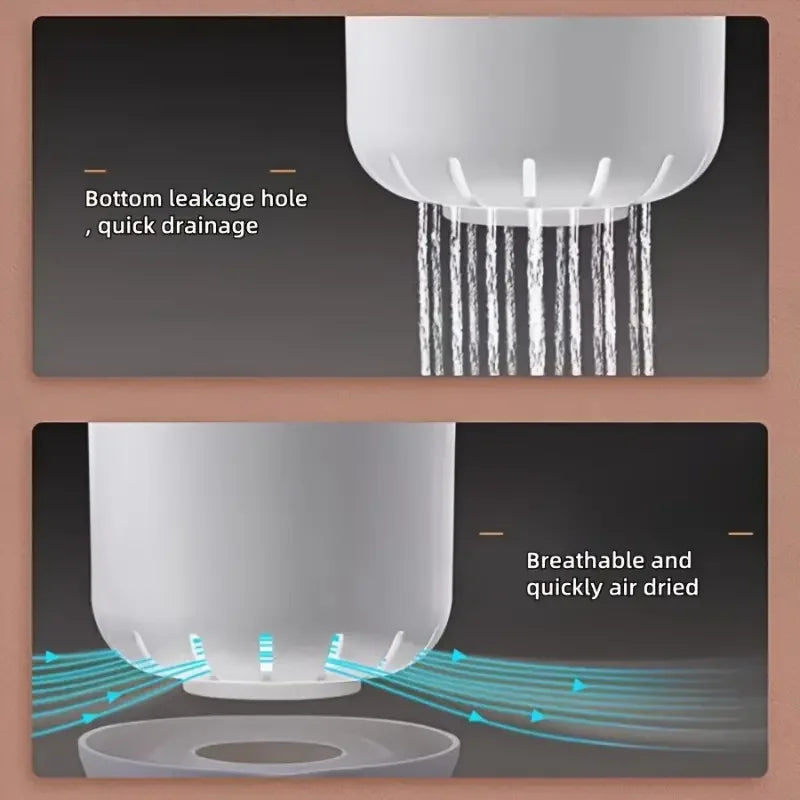 Carvallo Esspinnarhållare | Multifunktionell & Hygienisk | Med avrinning & Antibakteriell design | Avtagbar & Lättskött Carvallo