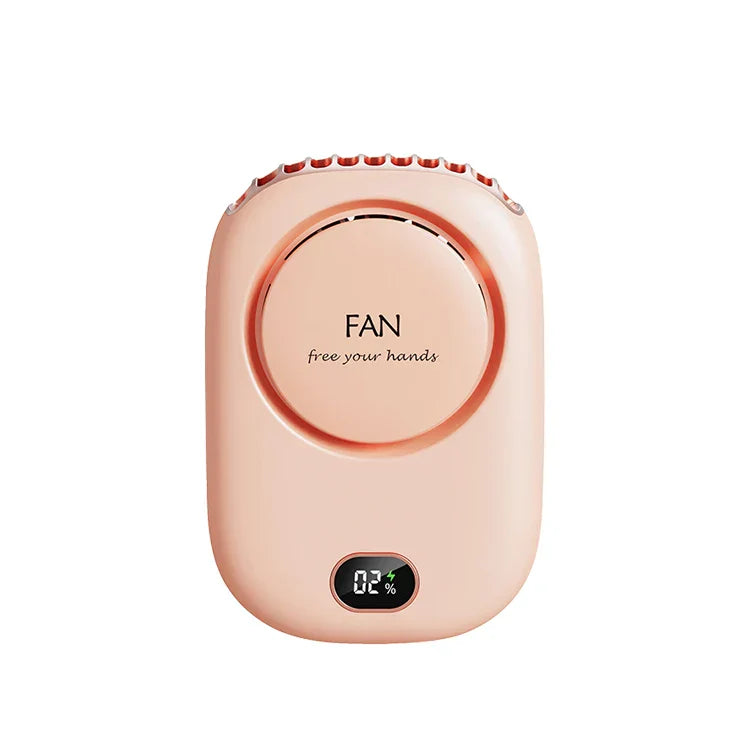 Carvallo Mini-fläkt | 3-stegs turbo | LED-display & batteri 2000 mAh | kompakt & uppladdningsbar Carvallo