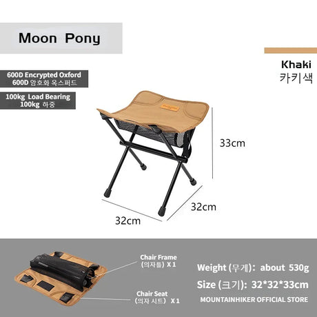 Carvallo Ultralätt Fällstol för Utomhus & Camping | Kompakt & Bärbar | Aluminiumlegering | För Vandring, Fiske & Resa Carvallo