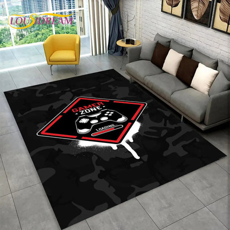 Interaktiv spelplatta-formad matta – mjuk och djärv golvmatta MILA Sverige