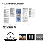 Carvallo Campingkök med värmeväxlare & piezotändning | Utomhuskoksystem med gryta & handskydd | Kompakt & bärbar för vandring & trekking Carvallo