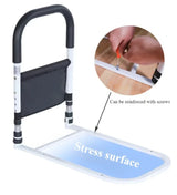 Justerbar sänghjälp rail med sidostöd – Säkerhetsstöd för äldre och rörlighetshjälp Carvallo