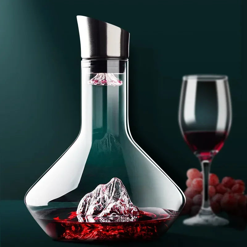 Vin Karaffel Kristallglas med Modern Design Carvallo