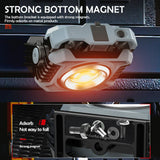 Carvallo MagnoBeam Pro | Uppladdningsbar & dimbar | 1500 lm COB + TG3 Spotlight | Magnetisk & IP66 vattentät Carvallo