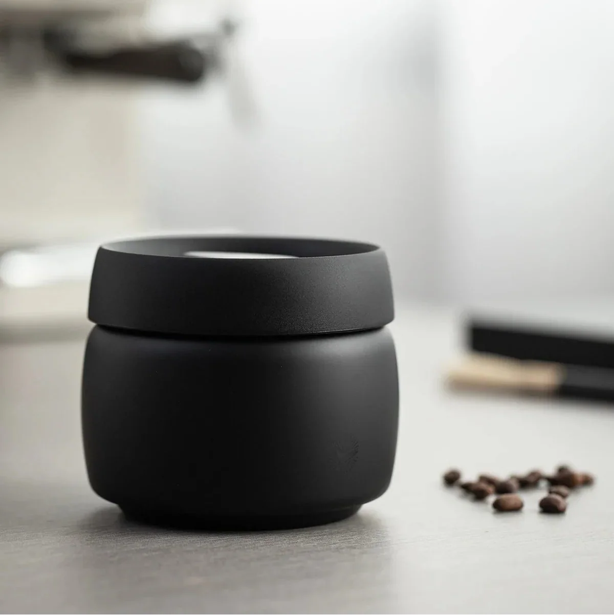 Royallure Stålkontainer med vakuum för kaffe, te och kök Carvallo