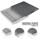 Carvallo Låda för lådor | Självhäftande & Osynlig | Under-bord Organizer för Kontor & Hem | 2L Förvaring Carvallo