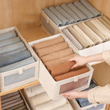 Carvallo med fönster | Fällbar & Andningsbar | VistaLino Linnebox i M/L/XL Carvallo