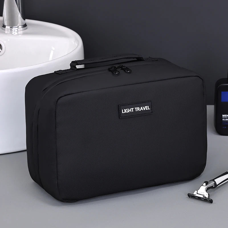 Carvallo Herr Kulturväska Resa | 24×16×11 cm | Vattentålig & Rivfest | Med bärhandtag & Mycket förvaring Carvallo