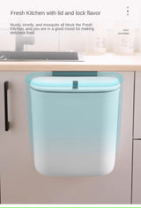 Praktisk köksavfallskorg för väggmontering – svängbar soppås för kök, badrum och kontor Carvallo