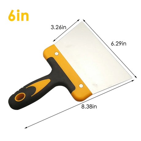 Carvallo Steel Degskrapa Pizzakniv Tårtspatel Bageri Utrustning Beläggnings Spatel för Choklad Carvallo