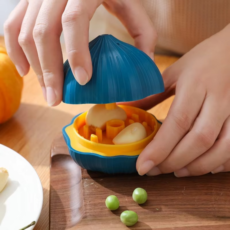Twist vitlökspress - Livsmedelsklassad plastkrossare och enkel vitlöksskärare MILA Sverige