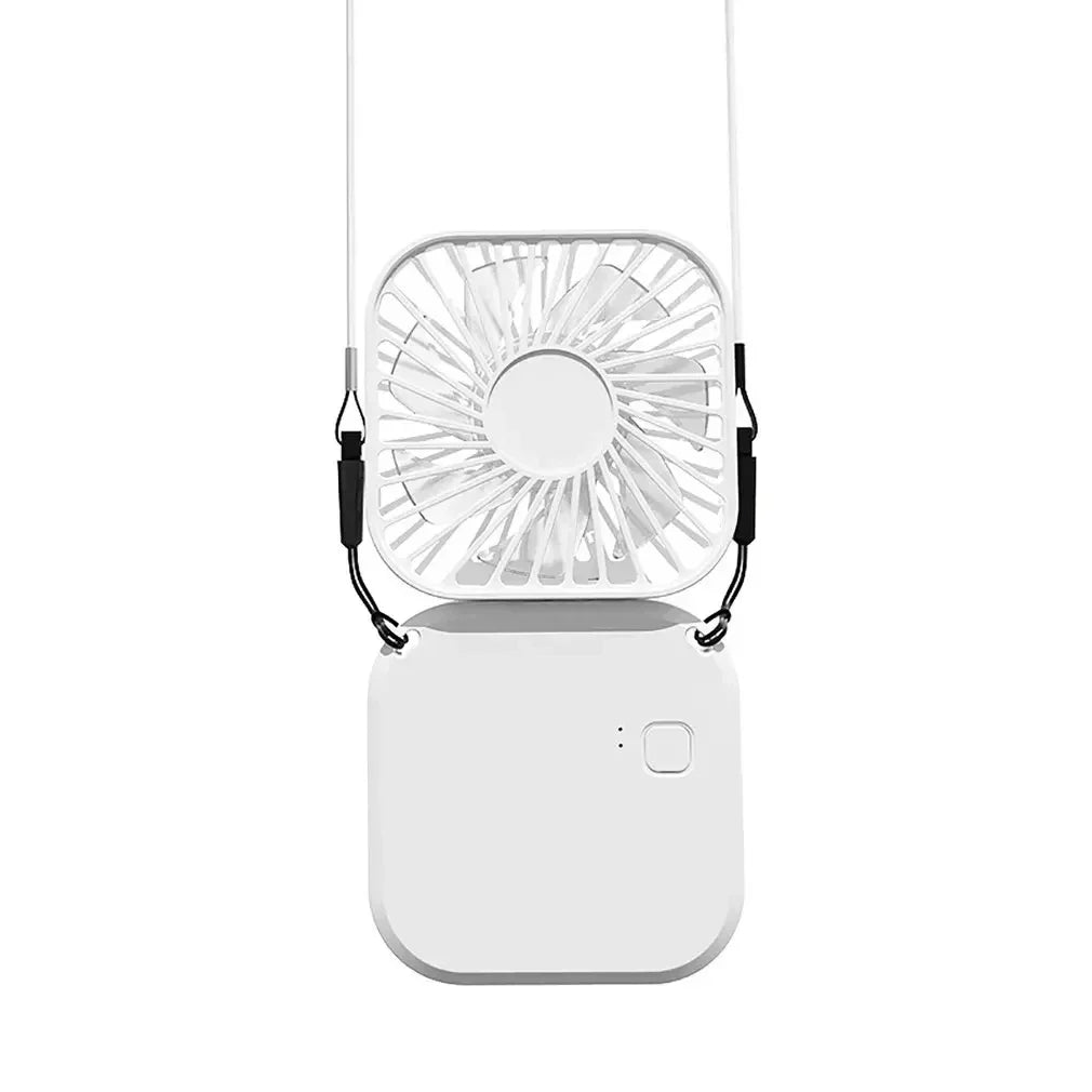 Carvallo-Ventilator AirFlip | 3-i-1 Hand-, Bord- & Halsventilator | USB-laddning | Tyst & Fällbar | 14,9×7×2 cm Carvallo