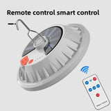 Carvallo Solar UFO-Campinglampa | Med fjärrkontroll | Uppladdningsbar & Bärbar | För utomhus, nödsituationer & nattmarknader Carvallo