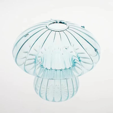 Carvallo Pilzvas | Transparent Dekorationsvas i glas | Organisk design för torkade blommor & aromadiffuser | Bord- & inredningsaccessoar Min Maison