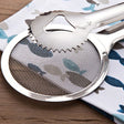 Carvallo Multifunktionell Köksz tång med sil | Rostfritt stål | För stekning, fritering & servering | 28x10 cm Carvallo