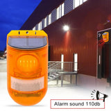 Solcellsdriven djuravskräckare med alarm – Effektivt skydd mot djur Carvallo