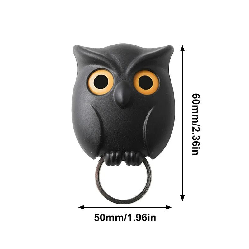 OwlPerch – Magnetisk väggnyckelring för nattuggla | Nyckfull heminredning MILA Sverige