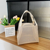 Carvallo FlexBag Mesh-väska med handtag | Stort volym & Mångsidig | För resa, strand & kosmetik Carvallo