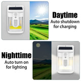 Carvallo Solar Vägglampa med Rörelsesensor | 3 Ljuslägen | IP65 Vattentålig | Varmt Flammigt Ljus för Trädgård & Gårdsplan Carvallo