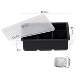 Carvallo Stor isbitsform i silikon | BPA-fri & flexibel | För XXL-isbitar, cocktails & kök | Lätt att rengöra Carvallo