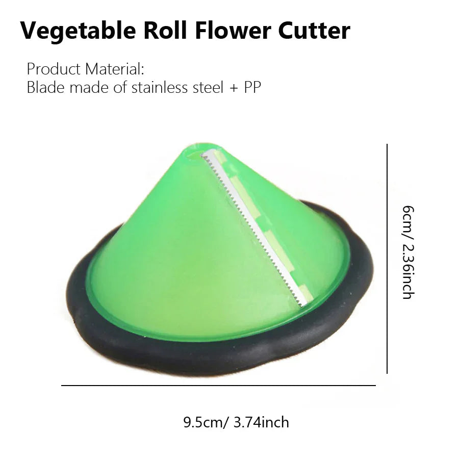 Carvallo Sallads-Konstverktyg Set | Rostfritt Stål Spiralskärare & Grönsakskniv | För Morötter & Gurkor | Carvallo™ Carvallo