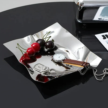 Eclipse Nouveau Förvaringsbricka - Modern Design i Rostfritt Stål Carvallo