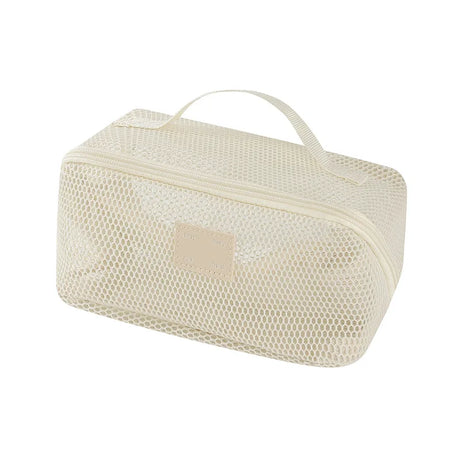Carvallo ClarityBag Mesh | Transparent & Rymlig | 23 × 11 × 11 cm | För Resor & Vardag Carvallo