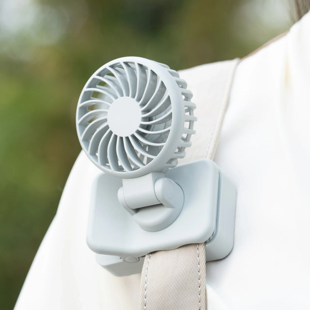 Carvallo Mini-Fläkt | Bärbar & Justerbar | 3 Steg | 1200 mAh Batteri | För Resor, Kontor & Utomhus Carvallo