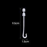 Carvallo J | Återanvändbara J-krokar för tomater och klätterväxter | 9,5 cm / 13 cm / 16 cm | 1–100 stycken | Växtstöd för klättringshjälp Carvallo