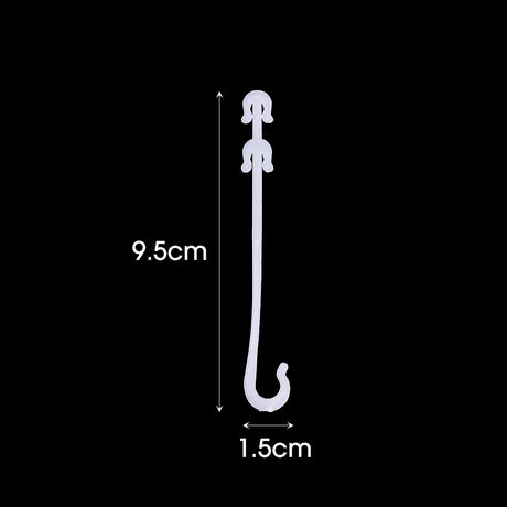 Carvallo J | Återanvändbara J-krokar för tomater och klätterväxter | 9,5 cm / 13 cm / 16 cm | 1–100 stycken | Växtstöd för klättringshjälp Carvallo