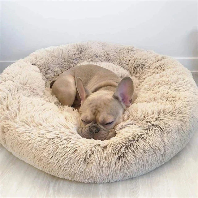 Super Soft Round Pet Bed – Plush, Cozy & Comfortable for Cats & Dogs Carvallo