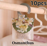 Carvallo Doftpåsar för garderob & rum | 5/10 stycken | Långvarig doft | Med hängare | Aromaterapi & luftrensare Carvallo