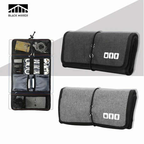 Carvallo Kabelväska Resa Organisatör | Vattentät & Stötresistent | Lätt & Kompakt | Nylon 24×11×3 cm Carvallo