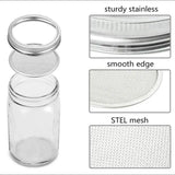 Carvallo Keimglas Set | Rostfritt stål siktlock | För färska groddar hemma | 16oz & 32oz Carvallo