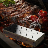 Carvallo BBQ Rökskåp | Rostfritt Stål Rökbox för Grill & Kolsgrill | Intensiv Rök Aroma | Kompakt & Återanvändbar Carvallo