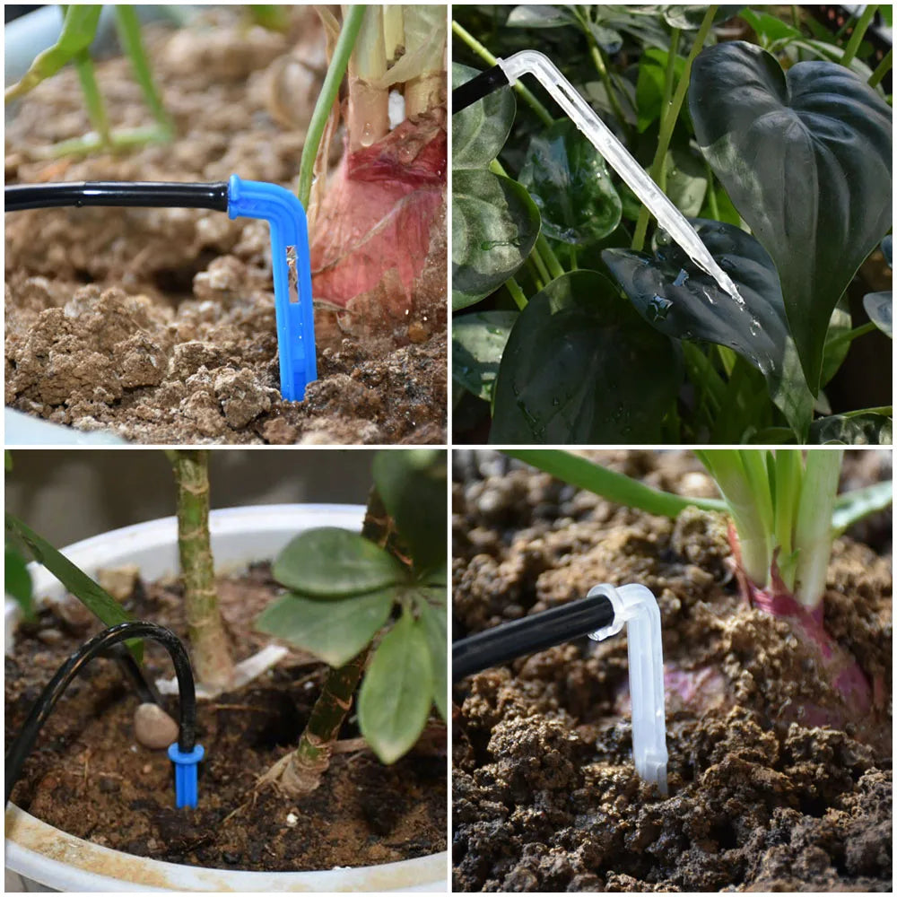 Carvallo Cross Connector | 2-Way Arrow Connection | For 3 mm & 5 mm Hoses | Drip Irrigation Systems Carvallo