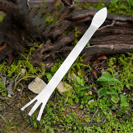 Carvallo | Rostfritt Stål Bonsai-rotkratta | Rostfri & Ergonomisk | 3-Tandigt Hantverksverktyg Carvallo