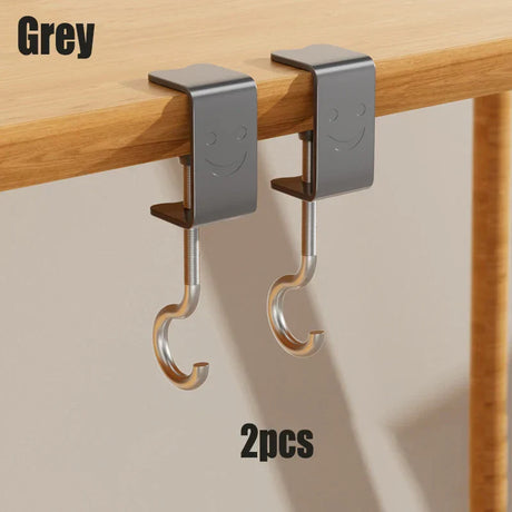 Carvallo Justerbar Skrivbordskrok | Utan borrning | Bärbar & Multifunktionell | För väskor, hörlurar & tillbehör Carvallo