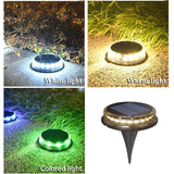 Carvallo GroundGlow Solarbelysning 4-pack | LED Trädgårdslampor | IP65 Vattentålig | För Vägar, Gräsmatta & Terrass Carvallo