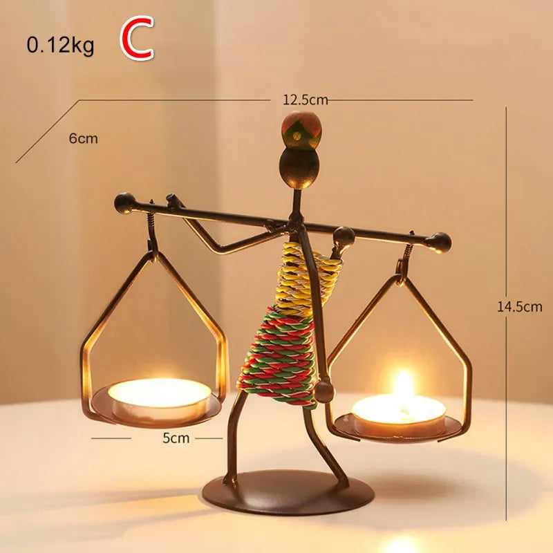 Handgjord Afrika-inspirerad värmeljushållare MILA Sverige
