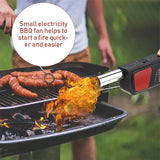 Carvallo FireBoost Elektrisk BBQ-fläkt Handhållna blåsa | Bärbar grillfläkt för kolgrill & camping Carvallo
