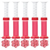 Carvallo WC-Gelblommor | Doftgel för toalett & urinal | Rengörande, Antibakteriell & Dekorativ | 12 blommor per stick Carvallo